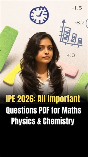 Kiranmai Josephine on Instagram: "Stop scrolling and start studying smart! 📚 We’ve compiled the Ultimate IPE Question Bank for 1st & 2nd Year (MPC/BiPC). Everything you need to score 90%+ is right here. 👇 Comment "IPE" and I’ll DM you the link to the full PDF immediately! #IPE2024 #IntermediateExams #IPEPredictedQuestions #MathsIA #Physics Chemistry BiPC MPC ExamPreparation StudyGram"