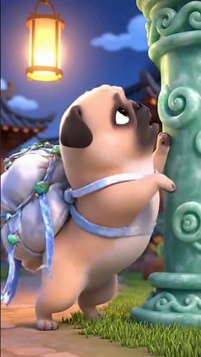 Mission Failed! 😴 Exhausted Pug Can't Handle the Backpack | Funny & Cute Travel Dog Animation