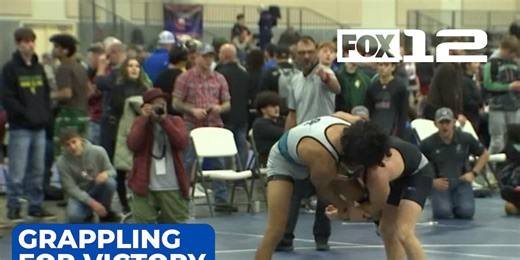 Wrestling teams grapple for victory in championship tournament at Clark Co. fairgrounds