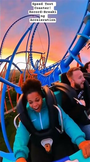 Speed Test Coaster! Record-Breaking Acceleration#SpeedTestCoaster #FastestCoaster#Thrill# speed test