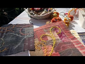 Snippets of my stitching life - chain stitches in the morning #embroidery