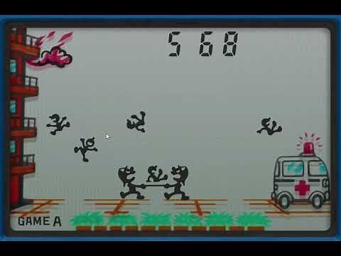 Game & Watch: Fire (Wide Screen) (1981 Nintendo)