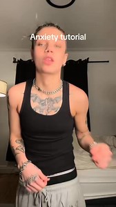 ANXIETY trend TUTORIAL😈 - - #wlw #mtl #emo #goth #fashion #tattoo #fyp #punk #masc #montreal #mtl #relatable #inspo #streetstyle #yungblud #jewelry #relatable #lyrics #relationship #tutorial #doechiitrend #doechi #trend #tutorialvideo | Die For The Hype