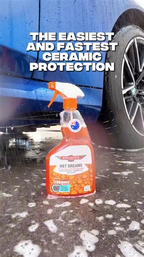 Bowdens Own Car Care Products on Instagram: "💦 Wet Dreams V2 is our new Aussie made ceramic formula 🇦🇺 Simply spray onto a wet car after washing and rinse off for fast, long lasting, super hydrophobic protection. Ideal for modern clear coat paints, safe on PPF and vinyl wraps and boosts ceramic coatings and sealants. Making washing and drying faster, easier and way more satisfying. This is what Wet Dreams are made of ✨ #BowdensOwn #WetDreams #Ceramicprotection #BeadPorn #CarFanatics"