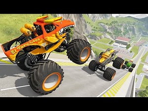 Monster Truck Crash Showdown – Big Air Jumps & Extreme Obstacle Course
