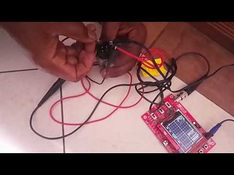 Speed Sensor Output Test oscilloscope