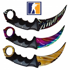 Wooden Cs-go Karambit Figure (3 Pieces) Set 4 - CSGO Gift for Gamer - Etsy UK