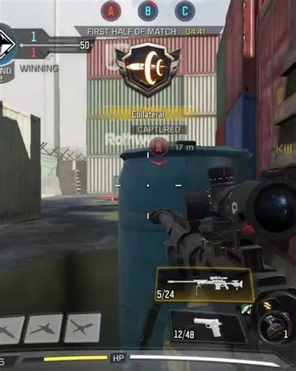 cod gameplay sniper 1v4 clutch #1v4 #cod #gaming #ytshorts