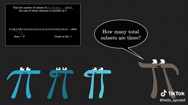 Olympiad Level Counting: Subsets Sum Divisible by 5