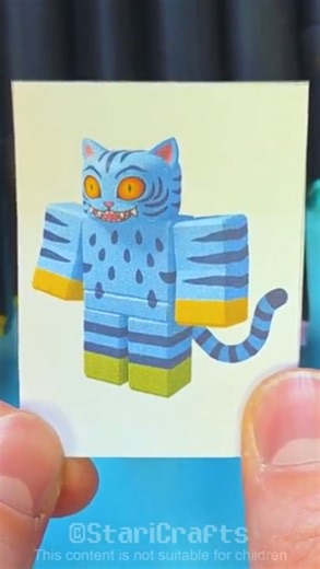 Derpy x Roblox DIY Mix Papercraft 💜✂️✨ #kpopdemonhunters #diy #papercraft #art #roblox