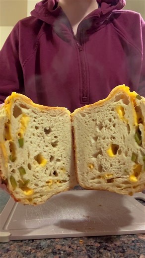 Delicious Jalapeno and Cheddar Sourdough Loaf