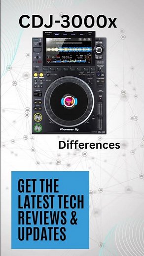 AlphaTheta CDJ-3000x differences ￼from the 2020 Release CDJ-3000 . #djmartinimidwest #djequipment