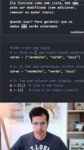 Tupla No Python #python3 #python
