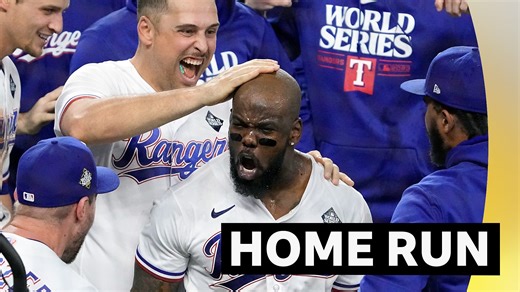 World Series 2023: Adolis Garcia's home run seals Texas Rangers win v Arizona Diamondbacks
