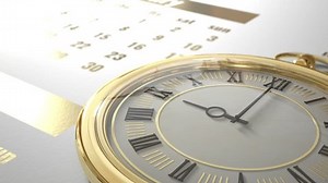 Clock Fastmoving 3D Rendering