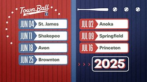 2025 FOX 9 Town Ball Tour schedule