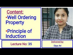 Well Ordering Property || Principle of Induction