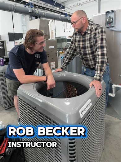 Never a dull moment in the State Tech- HVAC lab! Hear Rob share a quick lesson on heat pumps! Apply today at www.statetechmo.edu/apply ! #StateTechMO