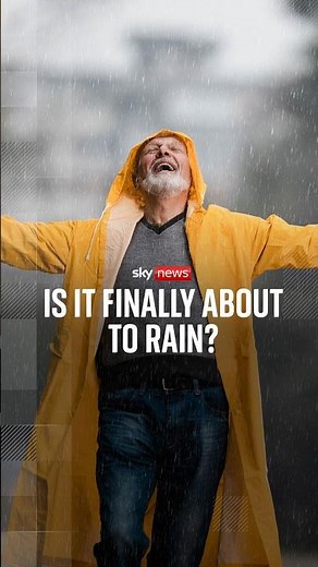 Is it finally about to rain?