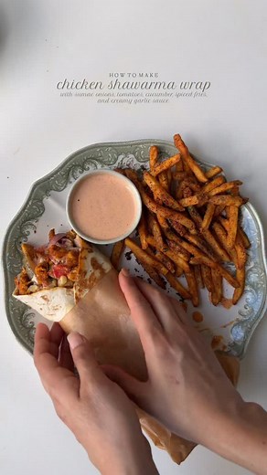 7.1M views · 31K reactions | Chicken shawarma wrap  Ingredients...