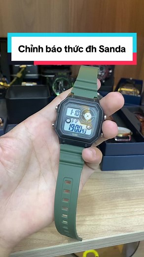 Hướng dẫn chỉnh báo thức đồng hồ Sanda
