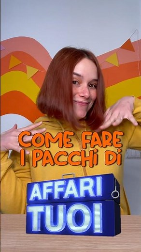 Come fare il gioco di Affari Tuoi fatto in casa tutorial