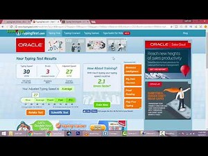 Typing Speed Test Game || Typing practice online free