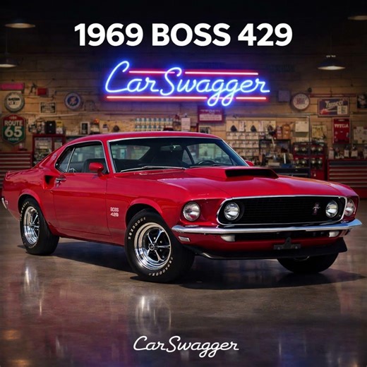 This Boss 429 Has the Wildest Design in Muscle Car History #mustang #boss429 #iconic