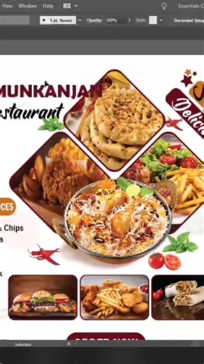 Restaurant Menu Design Tips Adobe Illustrator #illustrator #adobe