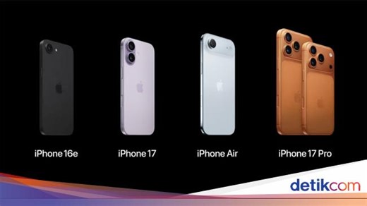 Daftar Harga iPhone 17 Series Mulai Rp 13 Jutaan, Kapan Bisa Dibeli?