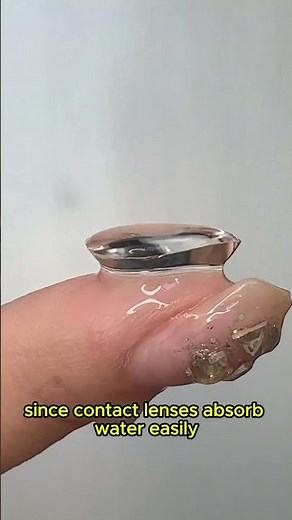 Can I clean colored contacts with water? 🤔