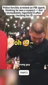 The police officer arrested the FBI agent and believed that he was an impostor.