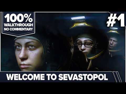 Alien: Isolation 100% Cinematic Walkthrough (Nightmare, No Damage) 01 WELCOME TO SEVASTOPOL