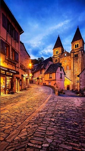 Charming Village Conques in France 🇫🇷