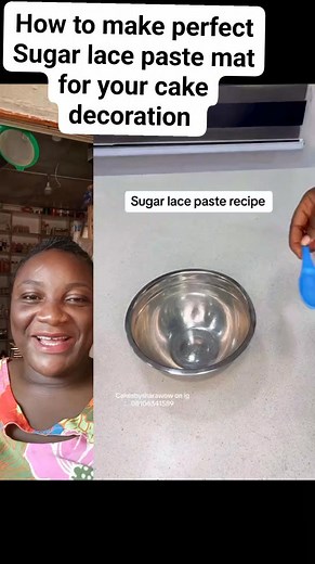 How to make perfect Sugar lace paste mat for your cake decoration Video Credit @cakesbysharawow | Irresistiblecake/funnyv