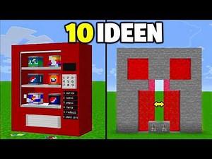 10 simple REDSTONE IDEAS you can actually build!