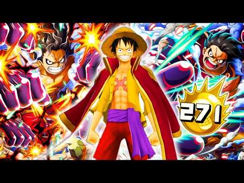 First Transforming Buff Level 100 Blue Luffy Gameplay OPBR