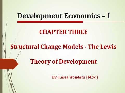 Development Economics I Chapter 3 - Lesson 4
