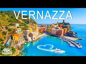 Vernazza 🇮🇹 4K Drone Video | Cinque Terre Beauty, Coastal Cliffs and Crystal Blue Water