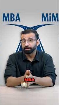 0-2 Years Experience? MIM or MBA? Here’s the answer!! #mimessay #studyabroad