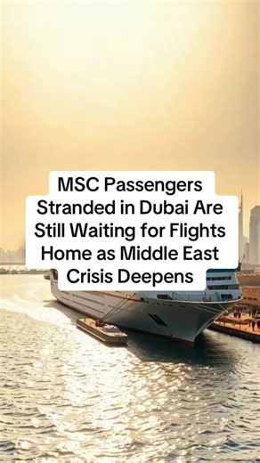 MSC Passengers Stranded in Dubai Are Still Waiting for Flights Home as Middle East Crisis Deepens MSC Euribia stranded passengers Dubai, cruise guests stuck Middle East 2026, MSC Cruises charter flights stranded guests, Emirates Etihad cruise passenger flights, Middle East cruise evacuation 2026, cruise travel insurance war coverage, MSC Euribia Dubai cancellations, cruise passengers Middle East conflict #cruisenews #cruisetips #MSCCruises #MiddleEast #CruiseSafety