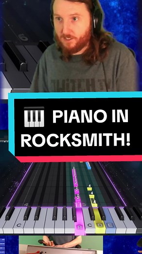 New instrument on @Rocksmith 🎸! Three hours into my first time with piano on the game #rocksmithplus #sandstorm #piano #newbie #fyp