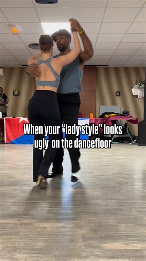 CUBAN SALSA ONLINE | САЛЬСА on Instagram: "When Your “lady style” Looks ugly and inappropriate on the Dance Floor I see this all the time jn classes and on a dance floor. Girls try to add more: extra arm styling, cute “hands”, footwork, hips tricks, body rolls. The intention is good. You want to look feminine, stylish, interesting. But often it doesn’t look like an upgrade. It looks out of place. Sometimes as too much of effort and honestly… even scary. Because instead of supporting the lead, it
