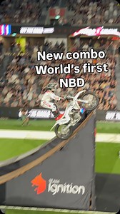 20K views · 42K reactions | Stoked that i got a Never Been Done combo before the end of the @nitrocircus Australia tour. Surfer take off back flip Indian air to Superman. I feel I can still do it better.  @thenameshaun #nitrocircus #neverbeendone #worldsfirst #worldrecord #theactionvillage #freestylemotocross | jvair | Facebook