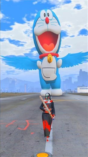 giant Doraemon Vs Kamla 🤔who is the best 😱 #shortsfeed #shorts #spiderman