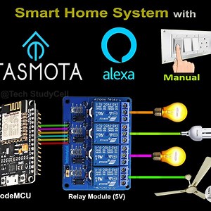Tasmota NodeMCU Alexa Smart Home System 2021
