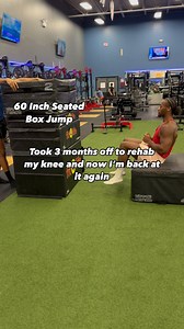 3.2K views · 15 reactions | 60 Inch Seated Box Jump after taking 3 months off  例 輦 . . . #boxjumps #gymworkout #strengthtraining #fitfam #athlete #athletictraining #functionaltraining #plyometrics #fit #fitness #fitnessmotivation #gym #gymmotivation #reels #trendingreels #viral #explorepage #explore #instagood #gymlife #fitnessreels #fitnessjourney #fitnessmodel #jumptraining #gymhumor #gymcomedy #gymreels #sport #gymtips #workoutvideos | Brian Williams | Facebook