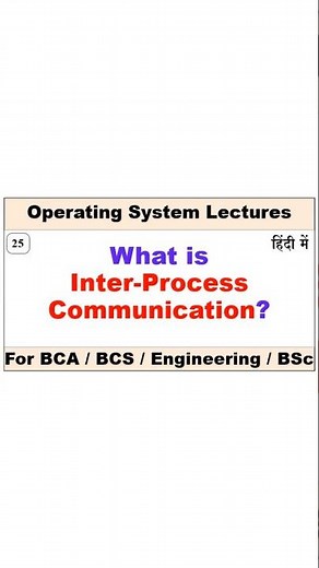What is Inter Process Communication | IPC in os