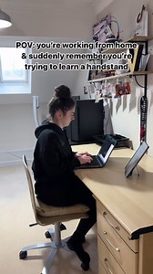 36K views · 932 reactions | Every attempt counts 浪 #wfh #gymnastics #handstand | Joanna Wilson | Facebook