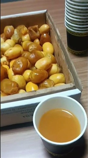 Fresh Dates with Arabic Gahwa (Qahwa) Coffee..